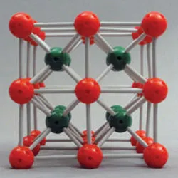 Cesium Chloride Crystal Structure Model