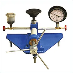 Dead Weight Pressure Gauge Tester