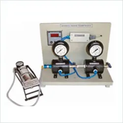 Pneumatic Differential Pressure Transmitter Calibration Setup