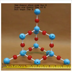 Unit Cell Of Silicon Crystal Structure Model