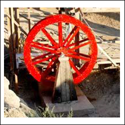 SMALL WORKING MODEL OF IMPROVED WATER MILL WITH FLOW RATE MEASUREMENT AND ALTERNATOR